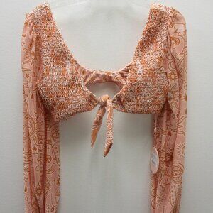 NWT Power 2 the Flower Edie swim top, Medium